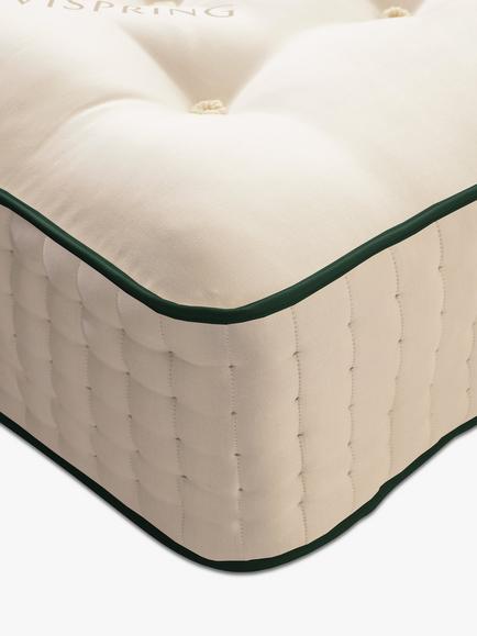 Vispring Kensington Pocket Spring Mattress, Medium Tension, Double - view 2, White