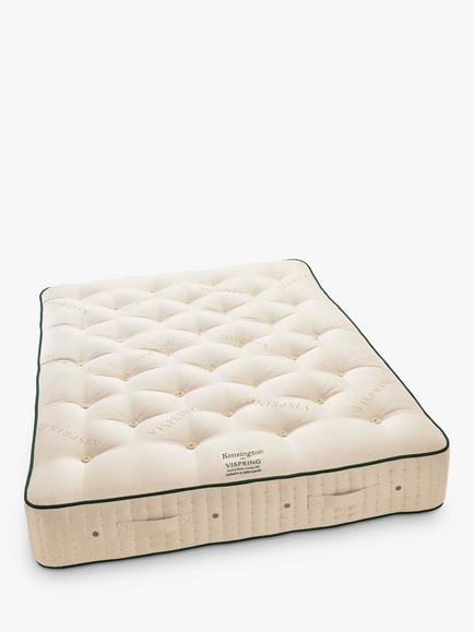Vispring Kensington Pocket Spring Mattress, Medium Tension, Large Emperor, White