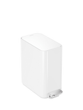 simplehuman Slim Pedal Bin, 5L, White