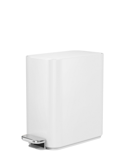 Simplehuman Slim Pedal Bin, 5L, White