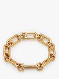 Rachel Jackson London Statement Stellar Hardware Chain Bracelet, Gold