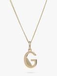 Rachel Jackson London Initial Necklace, Gold