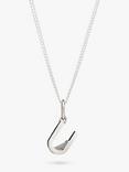 Rachel Jackson London Initial Necklace, Silver
