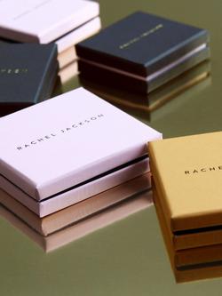 Rachel Jackson London Personalised Small Deco Sun Birthstone Amulet Necklace, Silver - view 2, Ruby - July