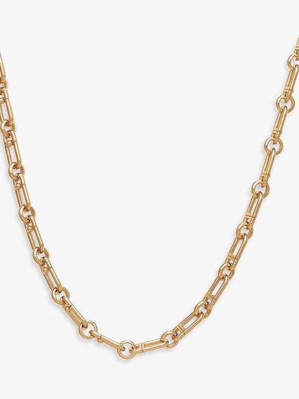 Rachel Jackson London Medium Stellar Hardware Chain Necklace, Gold, Gold