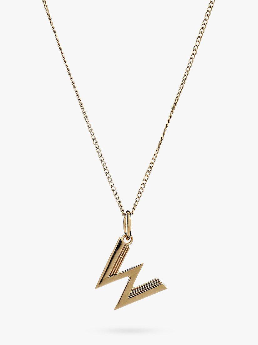 Product image 1 of 4, which shows Rachel Jackson London Initial Necklace, Gold, W