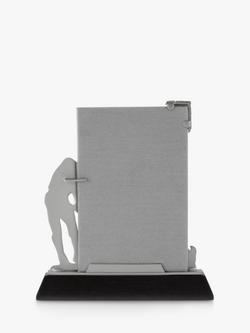 Royal Selangor Golfer Photo Frame, 4 x 6" (10 x 15cm), Pewter Grey - view 2, Pewter Grey