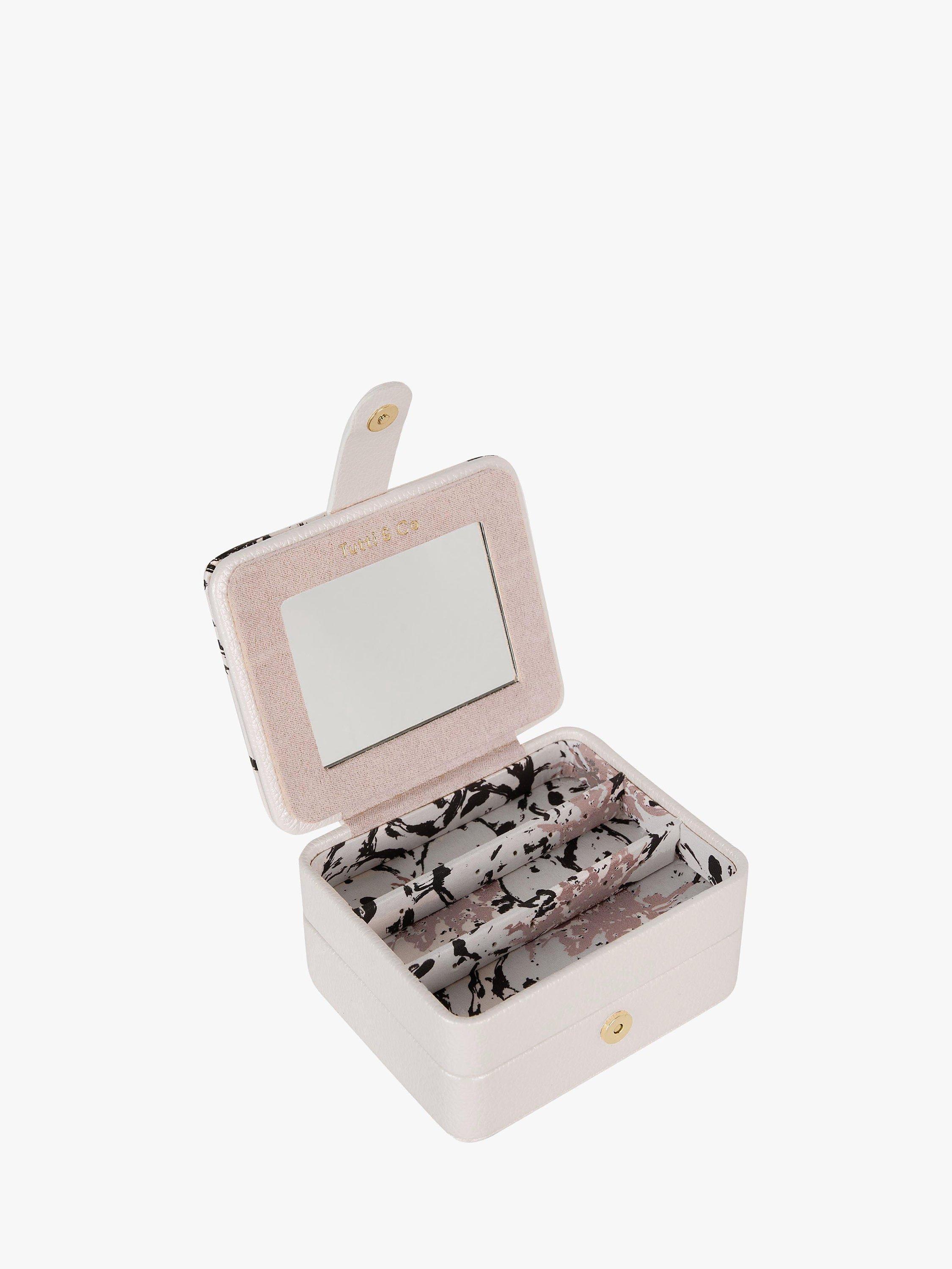 Tutti & Co Virtue Faux Leather Jewellery Box, Stone