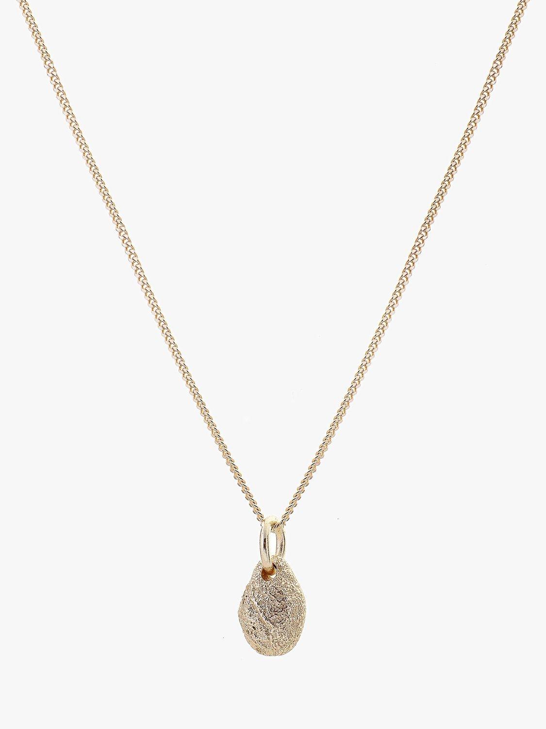 Tutti & Co Still Textured Pendant Necklace
