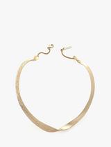 Tutti Praise Textured Twist Collar Necklace