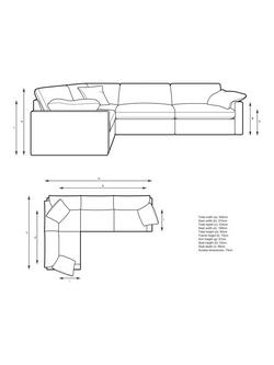 John Lewis Mellow LHF Corner Sofa - view 2, 