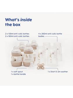 MAM Easy Start Anti-Colic Bottle Feeding Starter Set - view 2, Beige