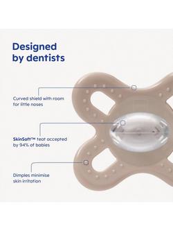 MAM Start Silicone Soother, 0-2 Months, Pack of 2 - view 2, Pink