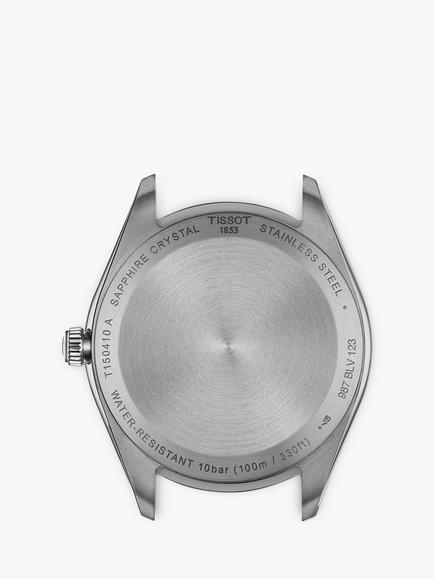 Tissot Men's PR 100 Date Bracelet Strap Watch - view 2, Silver/Black T1504101105100