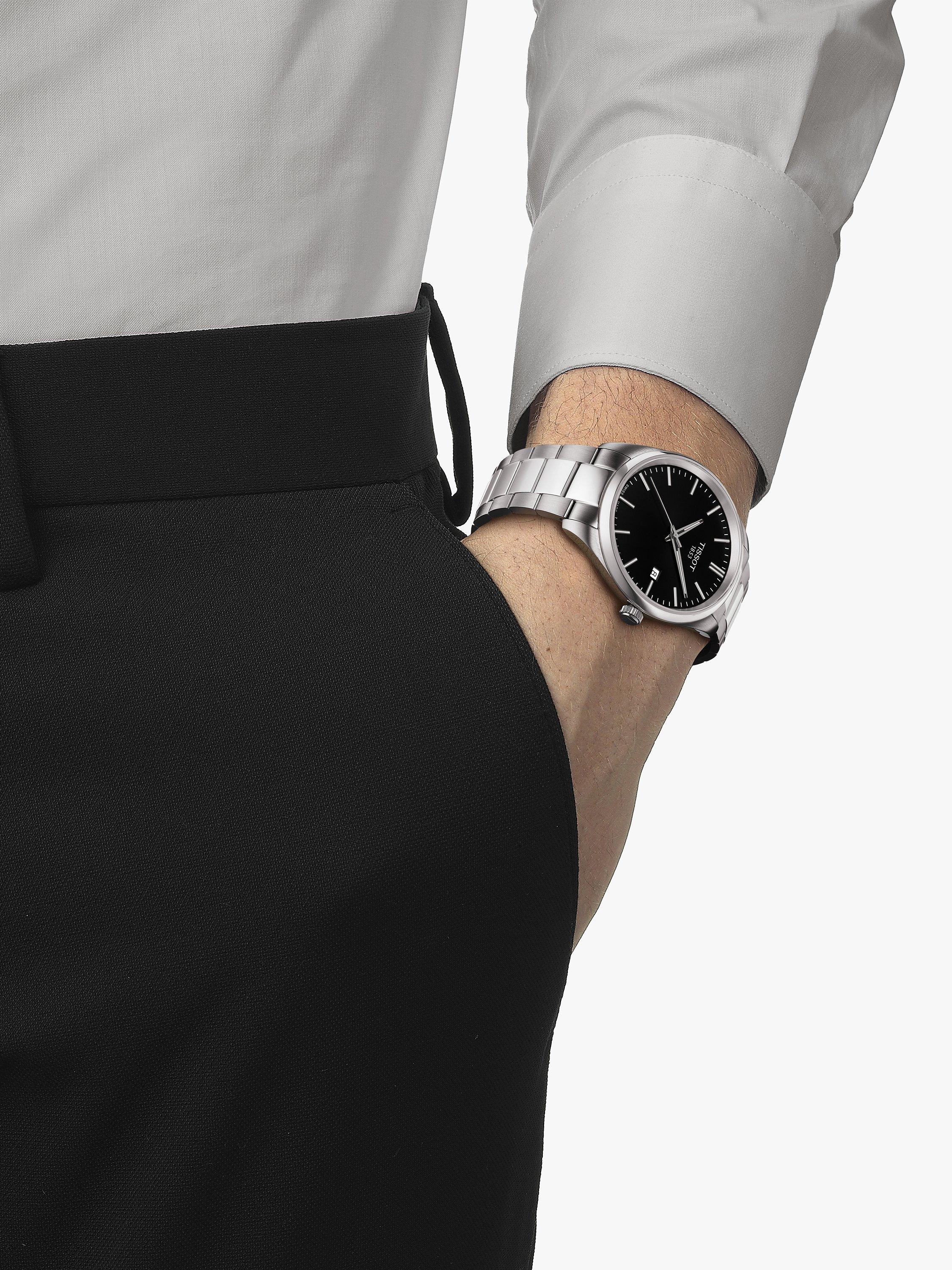 Pr 100 automatic black dial men's watch sale
