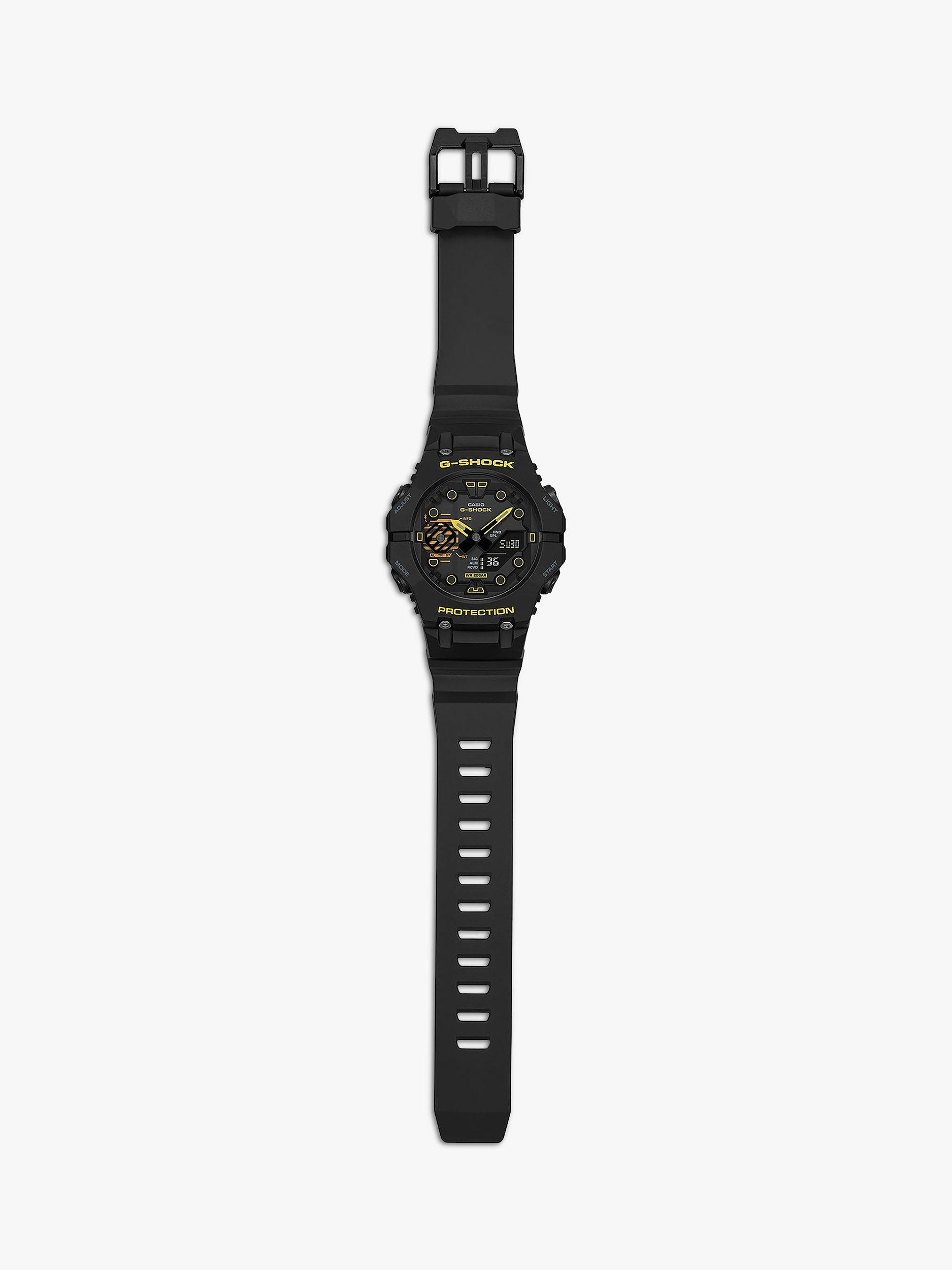 Casio men's black combi watch online