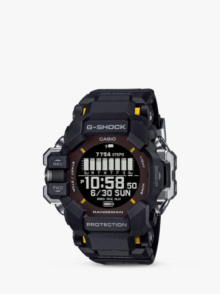 Casio Men's G-SHOCK Rangeman Solar Resin Strap Watch, Black Gpr-h1000-1er