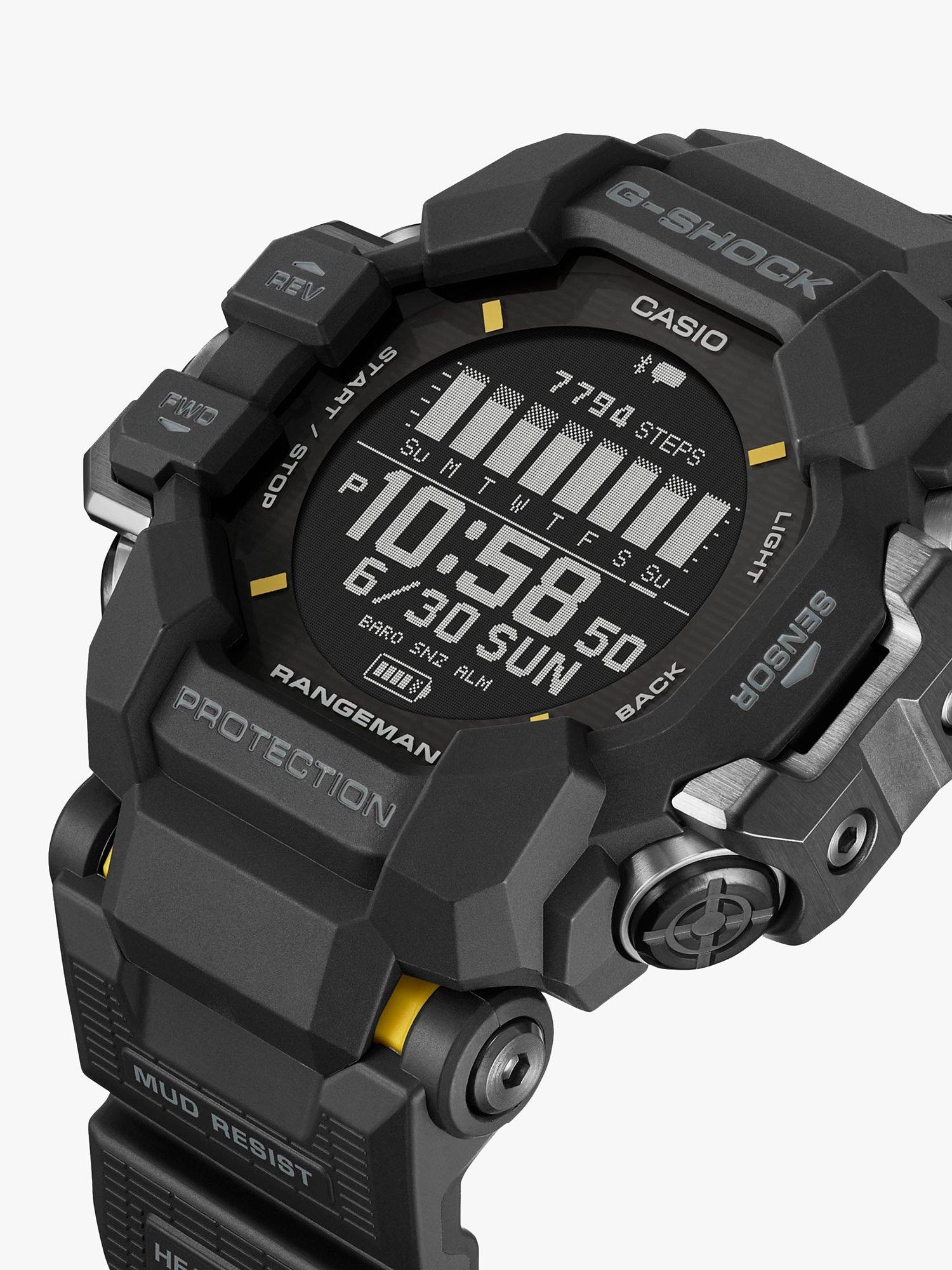 Product image 3 of 4, which shows Casio Men's G-SHOCK Rangeman Solar Resin Strap Watch, Black GPR-H1000-1ER