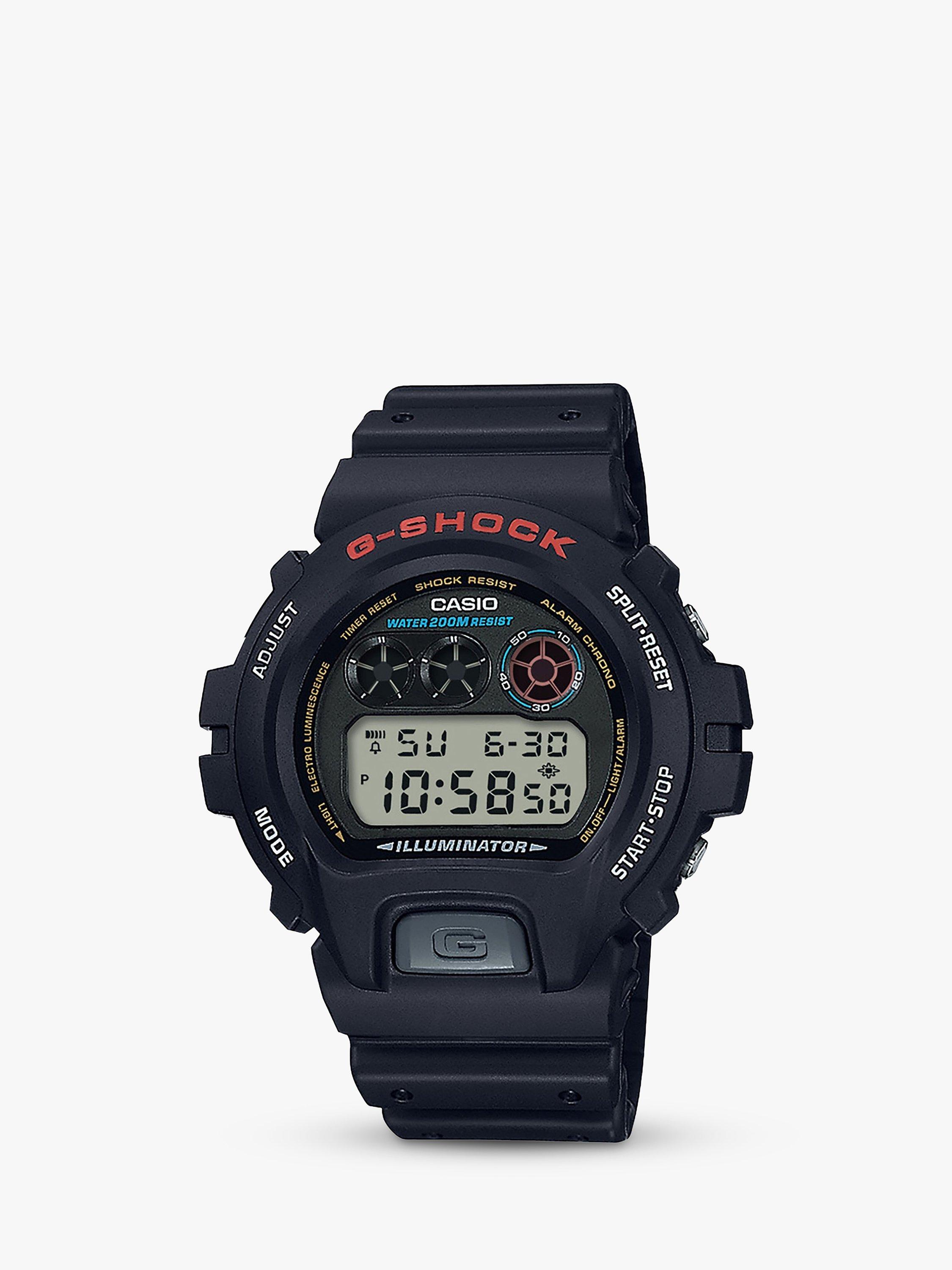 Casio DW 6900U 1ER Men s G SHOCK Digital Resin Strap Watch Black