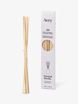 Aery Replacement Diffuser Reeds, Pack of 30, Natural