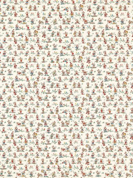 Sanderson Mickey & Minnie Furnishing Fabric, Allsorts