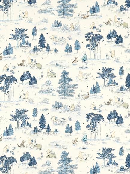 Sanderson Winnie Furnishing Fabric, Bonbon Blue