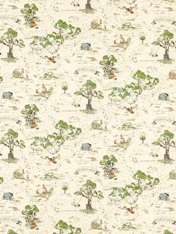 Sanderson Hundred Acre Wood Furnishing Fabric, Cashew