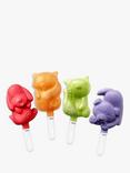 Zoku Cats & Dogs Ice Lolly Tray, 4 Moulds