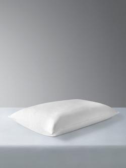 John Lewis Natural Duck Feather Pillow Pair, Soft (1), White