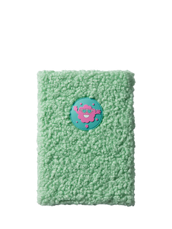Tinc A5 Mintees Fluffy Notebook, Green, Green