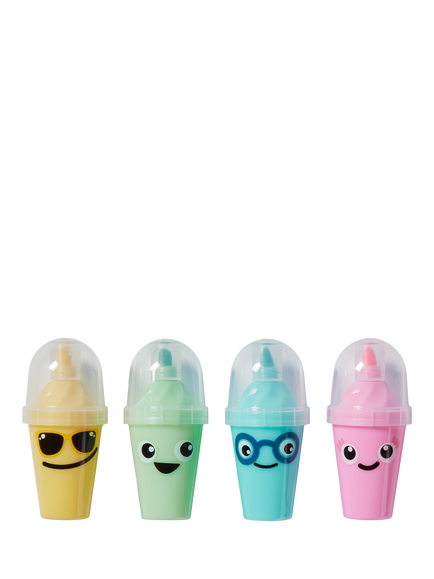Tinc Milkshake Highlighters, Pack of 4, Multi, Multi
