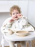 Bibado Coverall, Plate, Bowl, Dippit, Cutlery and Cup Silicone Weaning Bundle