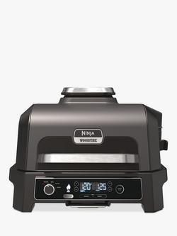 Ninja Woodfire Pro XL Electric BBQ Grill & Smoker, Black, Black