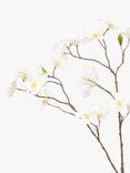 Floralsilk Artificial Dogwood Spray, White
