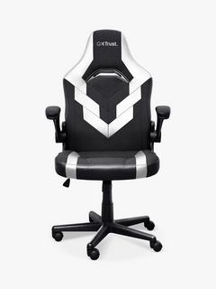 Trust GXT703 Riye Gaming Chair, Black/White