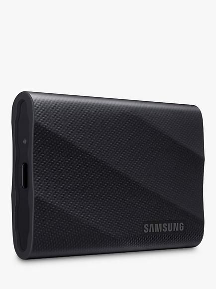 Samsung T9 USB 3.2 Gen 2 Portable SSD Hard Drive, 1TB, Black - view 2, Black