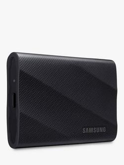 Samsung T9 USB 3.2 Gen 2 Portable SSD Hard Drive, 4TB, Black - view 2, Black