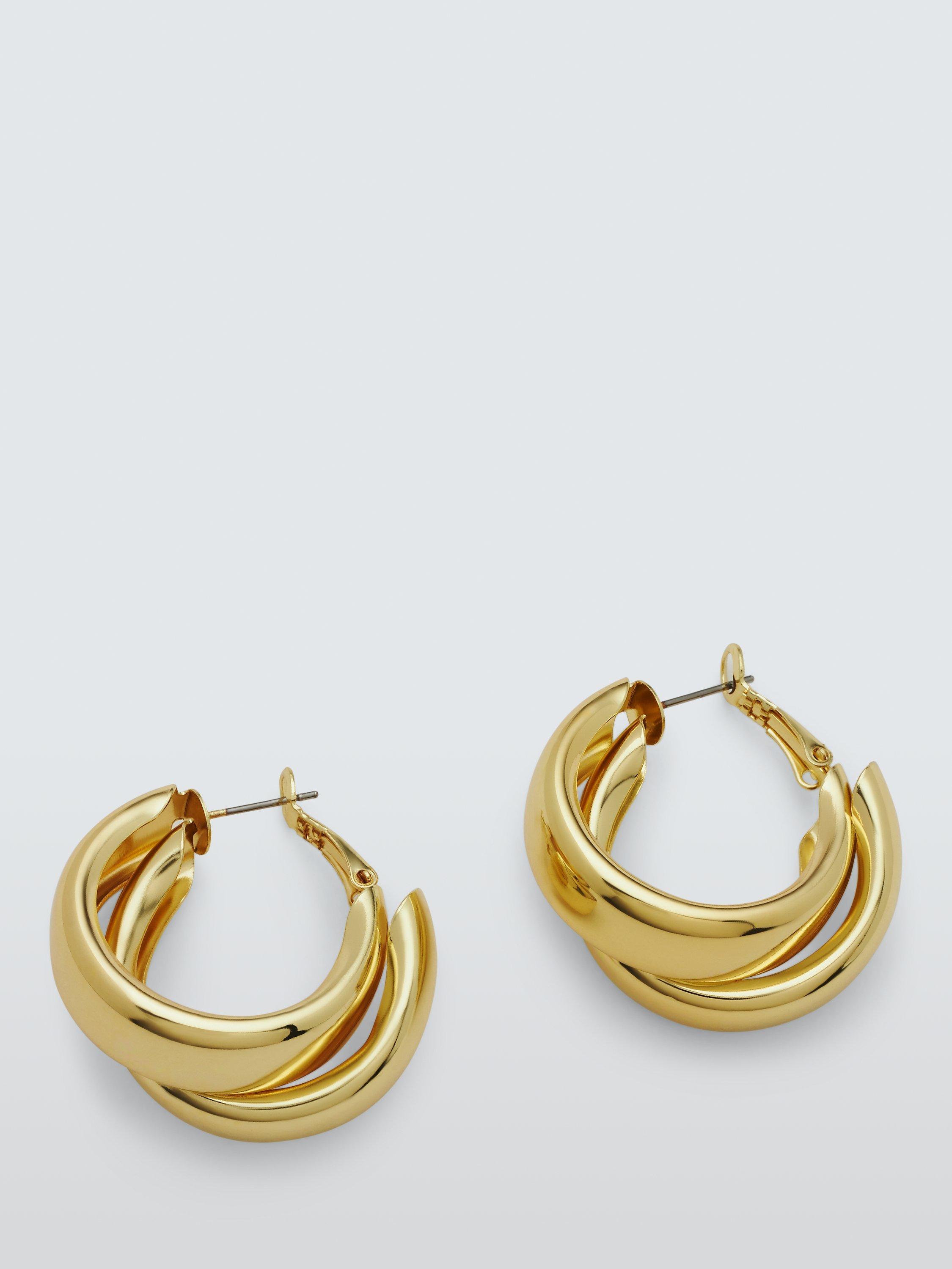 John lewis earrings gold clearance