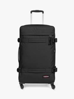 Eastpak Transit'R 4-Wheel 83cm Extra Large Suitcase, Black, Black