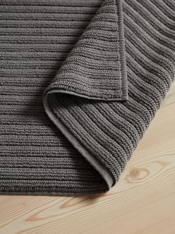 Bedfolk Plush Bath Mat - view 2, Slate