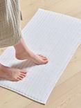 Bedfolk Plush Bath Mat, Snow
