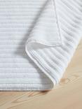 Bedfolk Plush Bath Mat, Snow