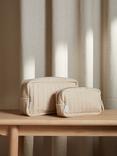 Bedfolk Dream Cotton Make-Up Bag, Fawn