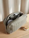 Bedfolk Dream Cotton Wash Bag, Moss