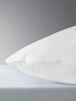 John Lewis Natural Cotton Square Pillow Liners, Pair - view 2, White