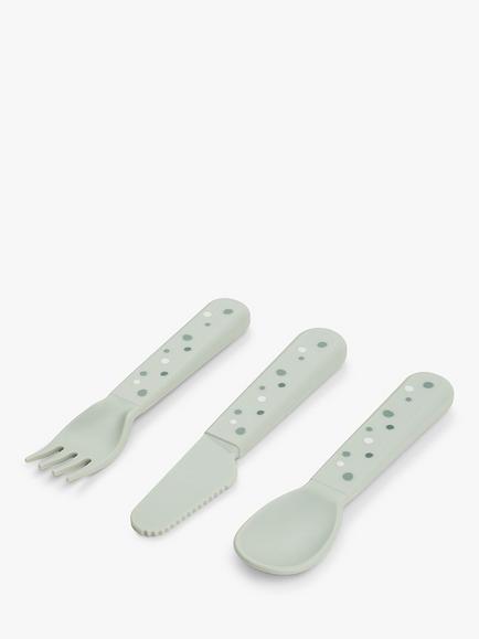 Done by Deer Foodie Baby Cutlery Set - view 2, Green