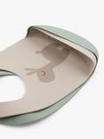 Done by Deer Lalee Silicone Bibs, Pack of 2, Sand/Green