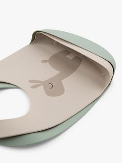 Done by Deer Lalee Silicone Bibs, Pack of 2, Sand/Green - view 2, Sand/Green