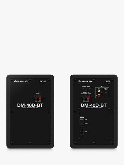 Pioneer DJ DM-40D-BT Desktop Speaker System with Bluetooth, Black - view 2, Black