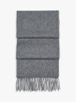 Aspinal of London Pure Cashmere Scarf, Grey